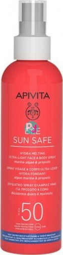 Apivita Bee Sun Safe Hydra Melting Spray Face & Body SPF50 200ml